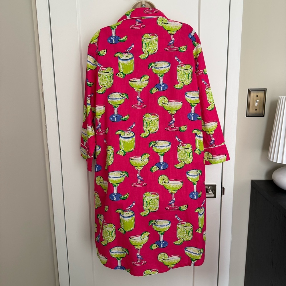NWT - Printfresh - Fresh Margarita Sleep Shirt - Cabo Pink - Picture 10 of 13